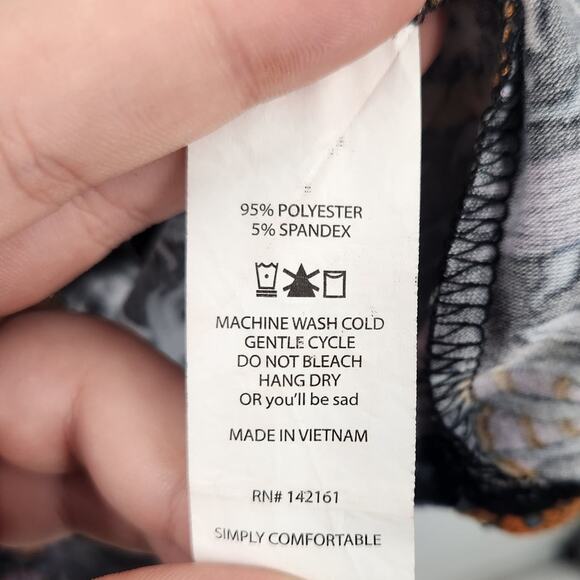 Lularoe Short Sleeve Floral Print Dress Womens Size Extra Large XL - Picture 4 of 4